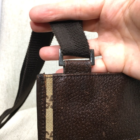 Gucci authentic brown canvas crossbody bag - Picture 10 of 15